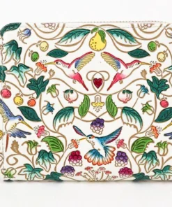 Made In Japan Wallets Hummingbirds Zippered Bifold Wallet