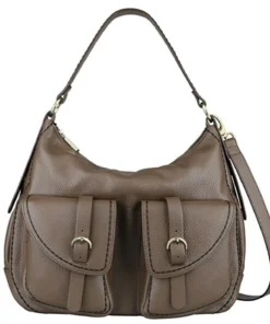Plinio Visona Bags Michela Large Double Pocket Hobo