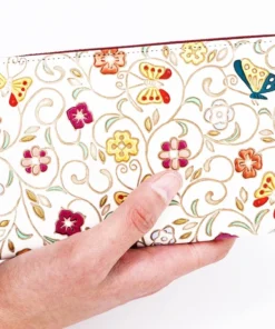 Made In Japan Wallets Butterfly Flight Long Zip Around Wallet