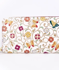 Made In Japan Wallets Butterfly Flight Long Zip Around Wallet