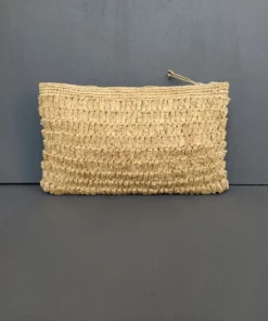 Raba Madagascar HANA Small Raffia Envelope Clutch Our Collection