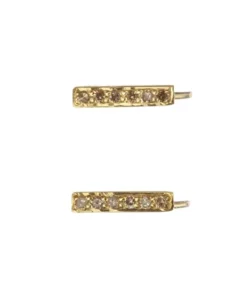 5 Octobre Jewelry Tom Diamond Stud Ear Hooks