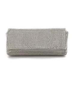 Whiting And Davis Evening Bags Pyramid Mesh Clutch